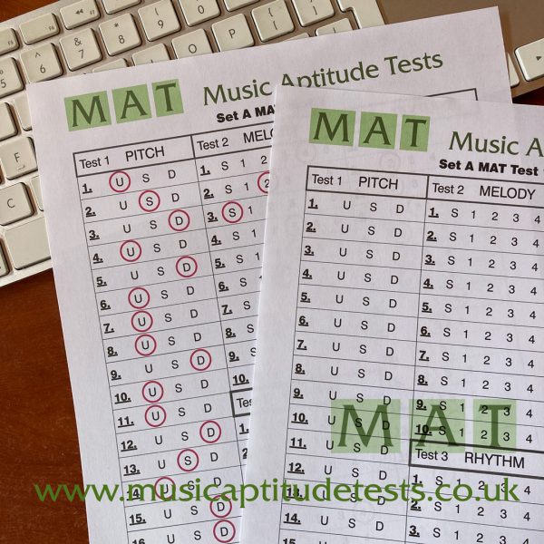Music Aptitude Test – practice test digital download question & answer test sheets