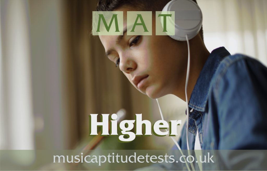 Music Aptitude Test, Higher 11 plus practice test digital practice downloads