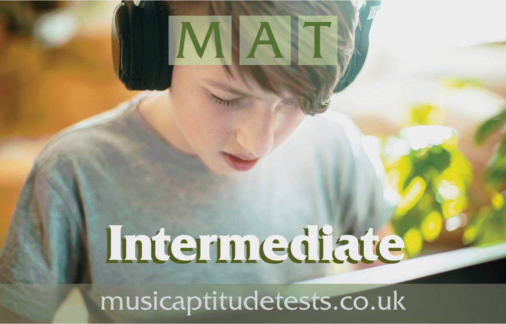 Music Aptitude Test, Intermediate 11 plus practice test digital practice downloads