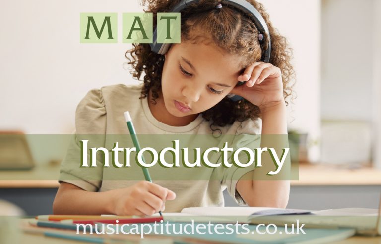 Helping students prepare for the Music Aptitude Test